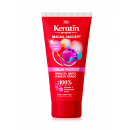 Маска-эксперт IRIS Keratin program 180 мл color protect туба Маска-эксперт IRIS Keratin program 180 мл color protect туба