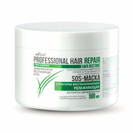 SOS-маска Белита Professional Hair Repair cтруктурно-восстанавливающая увлажняющая для пористых поврежденных волос 500 мл SOS-маска Белита Professional Hair Repair cтруктурно-восстанавливающая увлажняющая для пористых поврежденных волос 500 мл