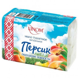 Мыло кусковое LINOM Персик 300 г Мыло кусковое LINOM Персик 300 г